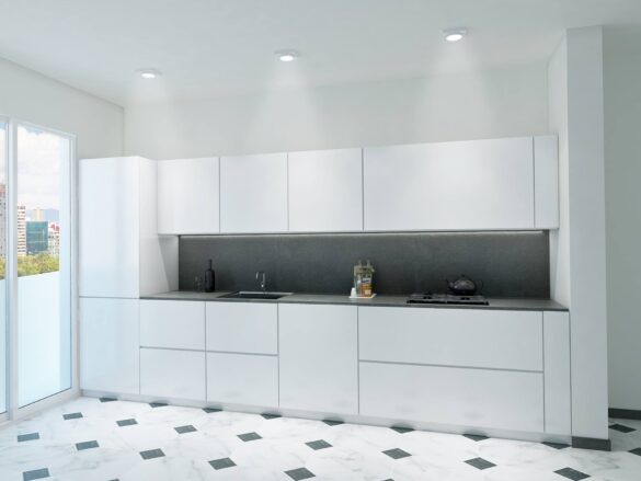 cucine 3D rendering Milano progettazione