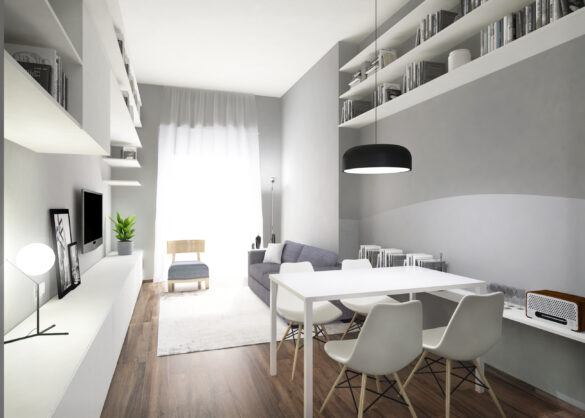 3D design rendering interni genova milano visualizzazioni grafiche