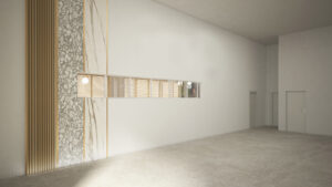 3D render visualizzazioni grafiche arredo soluzioni d'arredo rendering showroom Milano Genova Torino