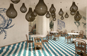 3D render visualizzazioni grafiche arredo soluzioni d'arredo rendering showroom restorant design